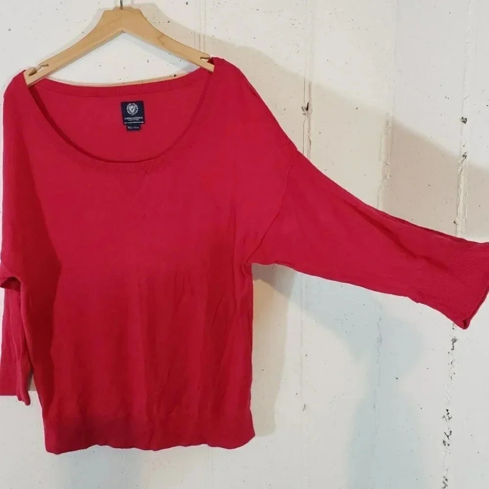 AEO XL‎ Raspberry soft sweater - Picture 3 of 5